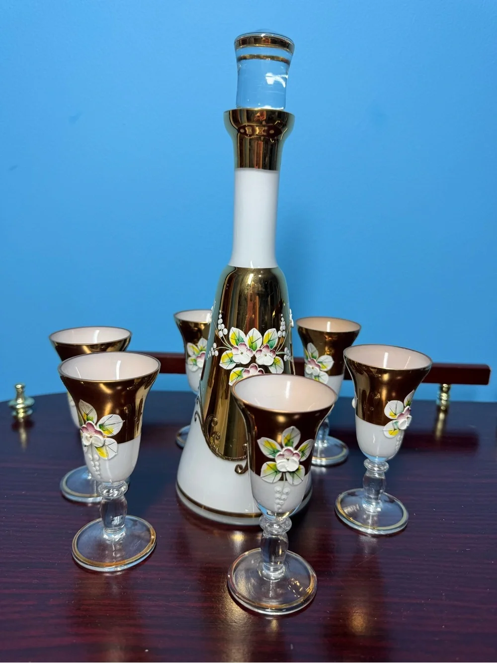 Bohemian vintage glass